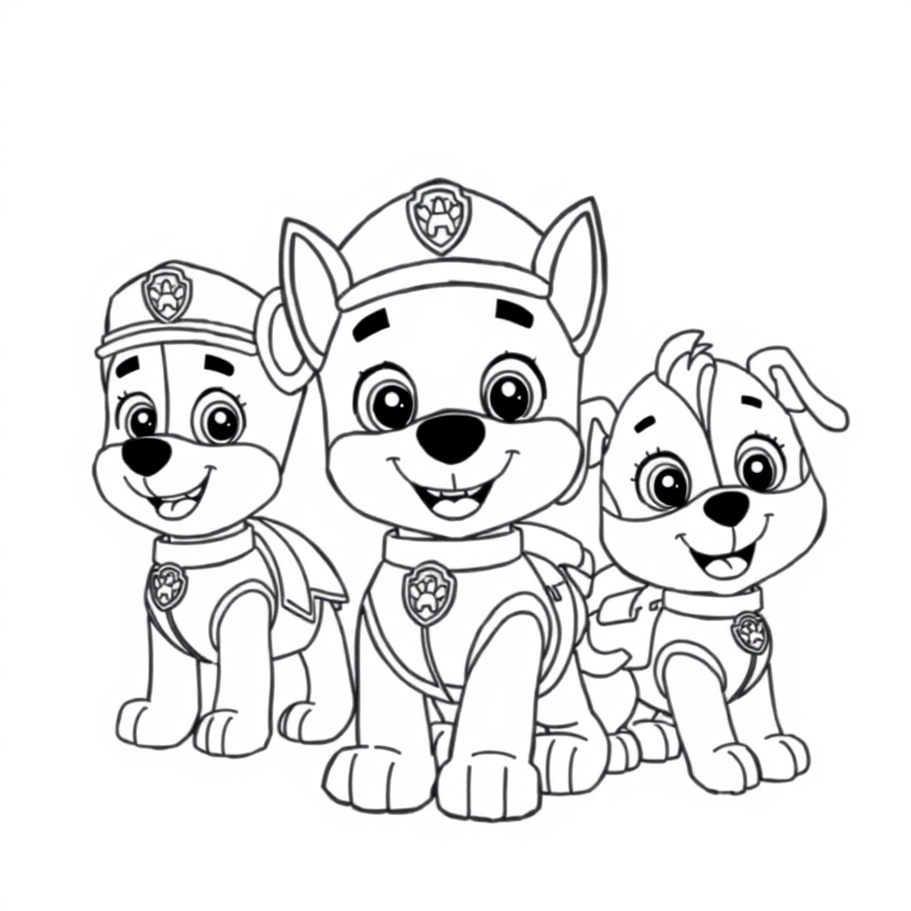 Libro para Colorear de PAW Patrol