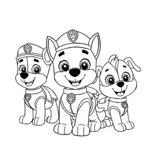 Libro para Colorear de PAW Patrol