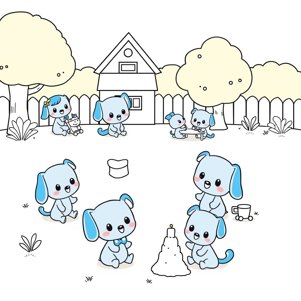 Libro para Colorear de Bluey