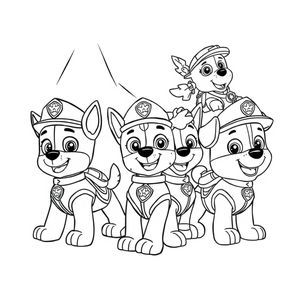 Libro para Colorear de PAW Patrol