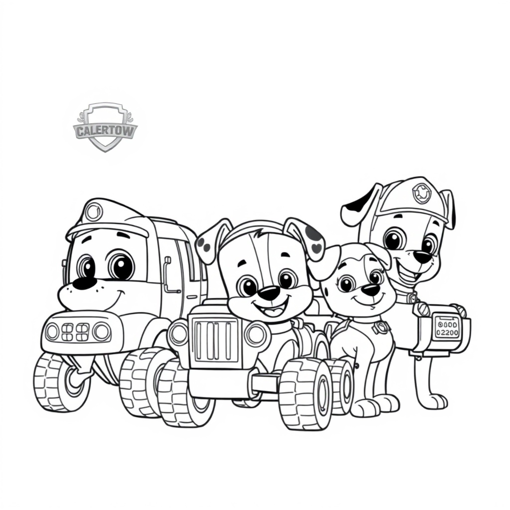 Libro de Colorear de PAW Patrol