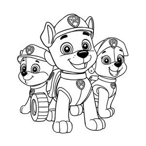 Libro para Colorear de La Patrulla Canina
