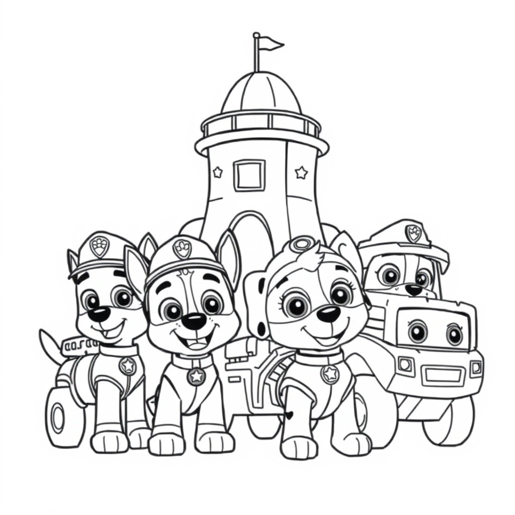 Kolorowanka: Psia Patola