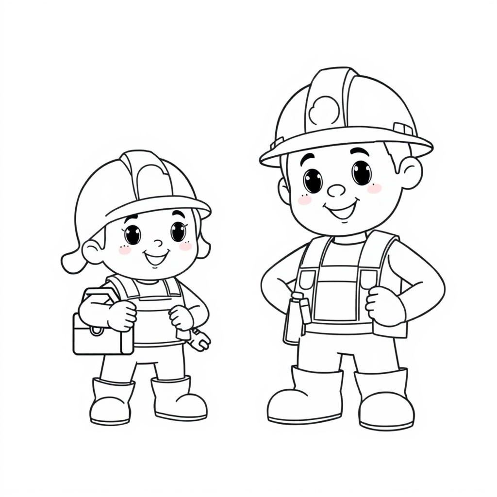 Libro para Colorear: BoB el Constructor