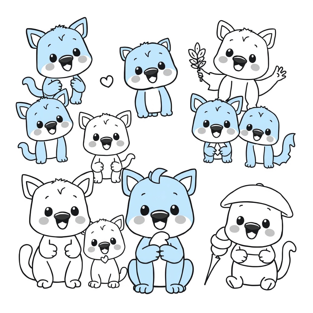 Libro de Colorear Bluey