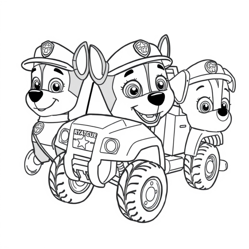 Libro para Colorear Patrulla Canina