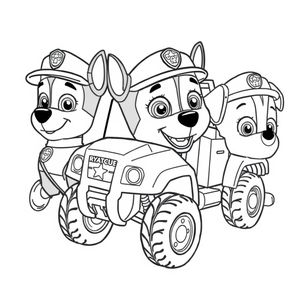 Libro para Colorear Patrulla Canina