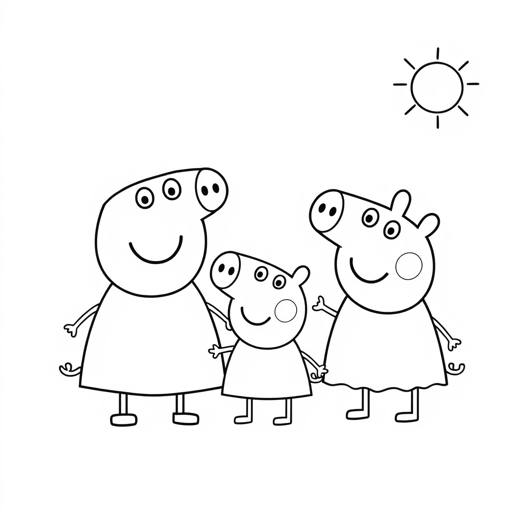 Libro para Colorear Peppa Pig