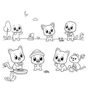 Bluey - Libro para Colorear de Aventuras Familiares