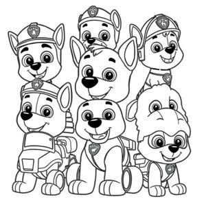 Libro de Colorear de La Patrulla Canina
