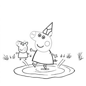 Libro de Colorear de Peppa Pig