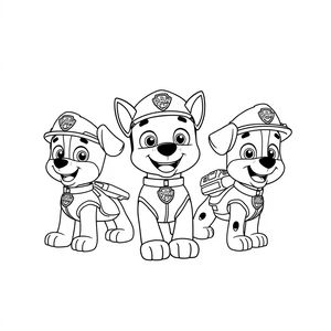 Kolorowanka Psi Patrol