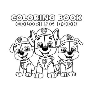 Libro para colorear de la Patrulla Canina