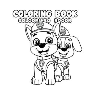 Libro de Colorear Patrulla Canina