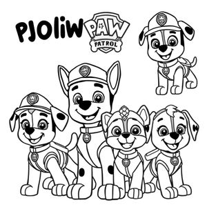 Kolorowanka Psi Patrol