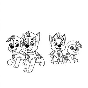 PAW Patrol - Libro de Colorear de Acción