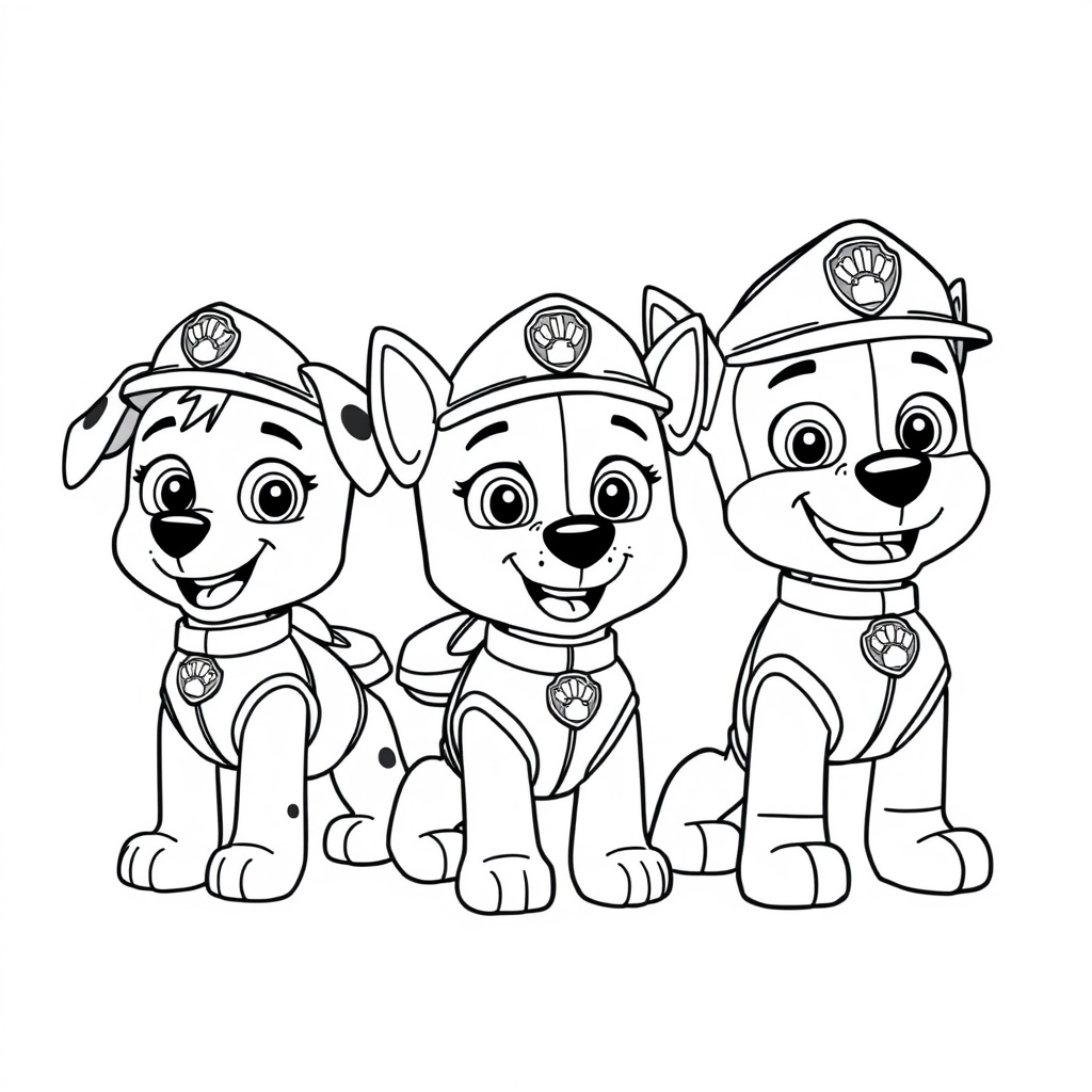 Kolorowanka PAW Patrol