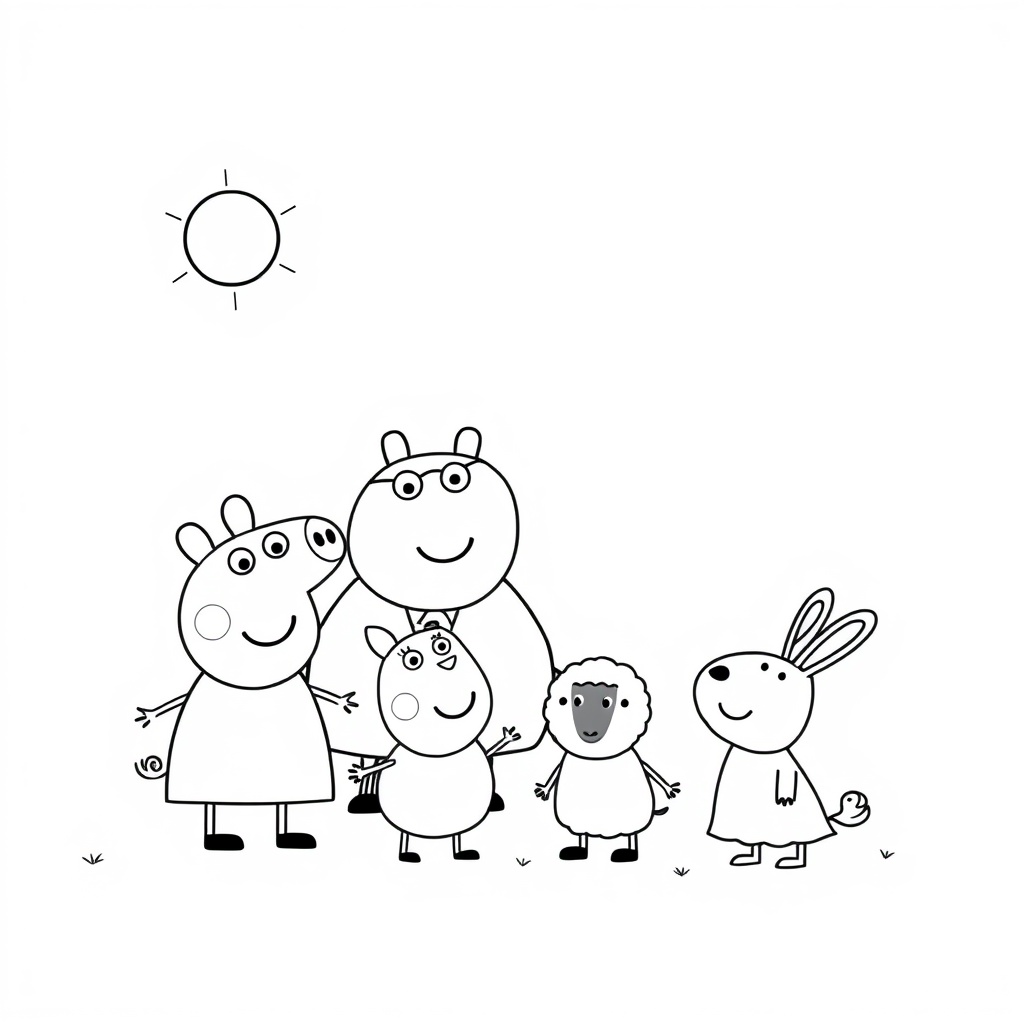 Libro para Colorear Peppa Pig