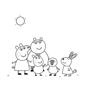 Libro para Colorear Peppa Pig