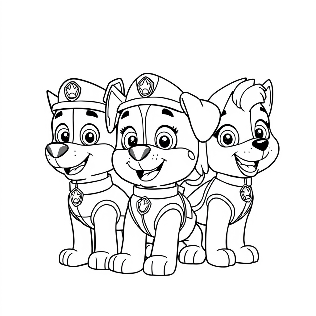 Kolorowanka Psi Patrol