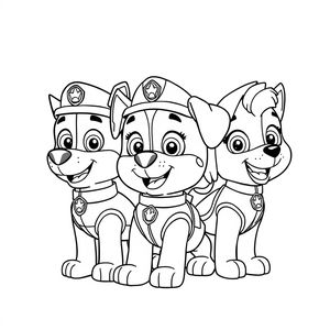 Libro de Colorear Patrulla Canina