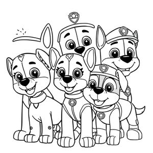 Libro para Colorear: Patrulla Canina - ¡Aventuras al Rescate!
