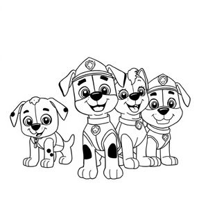 Libro de Colorear de PAW Patrol