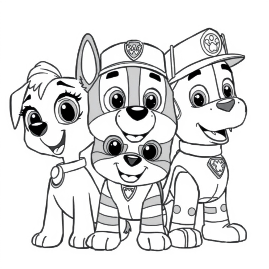 Libro de Colorear Patrulla Canina