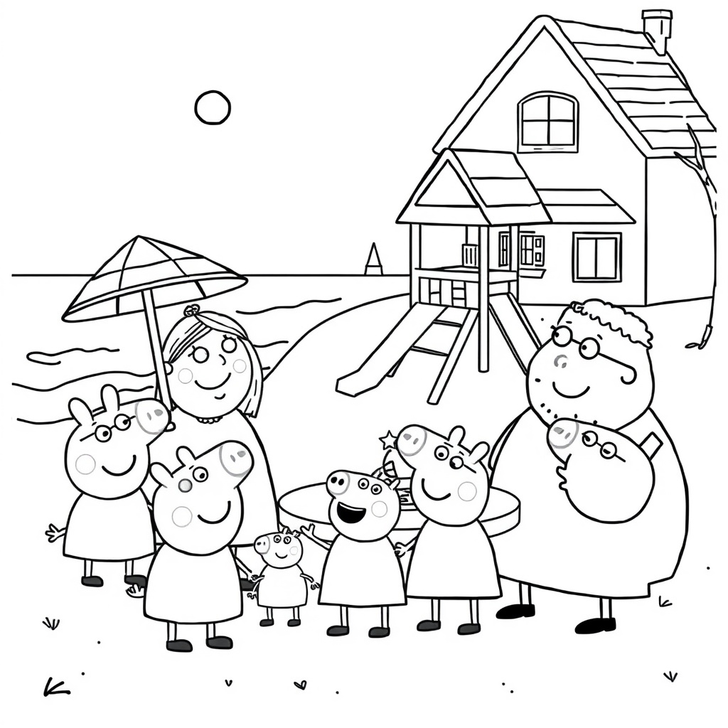 Peppa Pig - Libro para Colorear para Niños