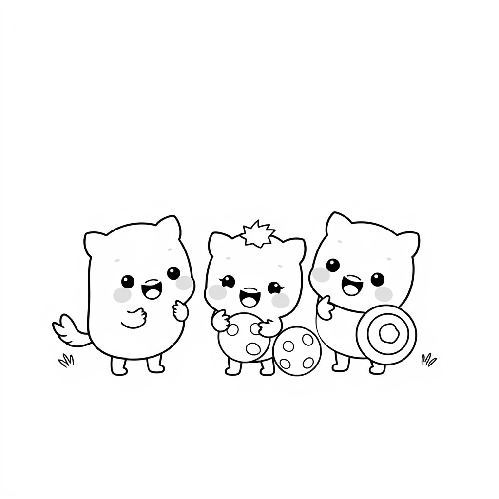 Kolorowanka Bluey: Przygody Piesków