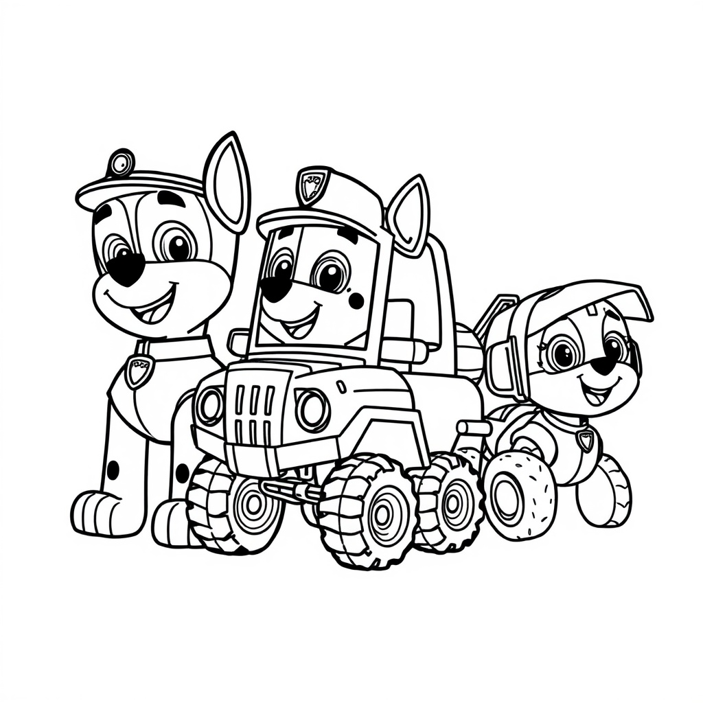 Kolorowanka Psi Patrol