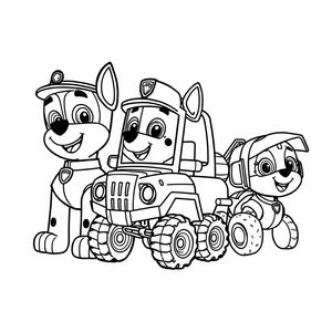 Libro de Colorear de La Patrulla Canina