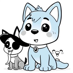 Libro para Colorear de Bluey