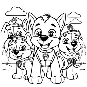 PAW Patrol: Misión de Colorear