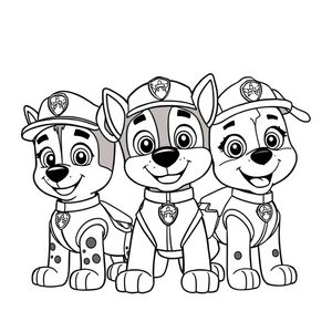 Patrulla Canina: Libro para Colorear de los Mejores Cachorros