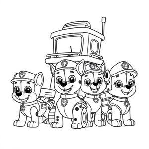 Libro para Colorear de PAW Patrol