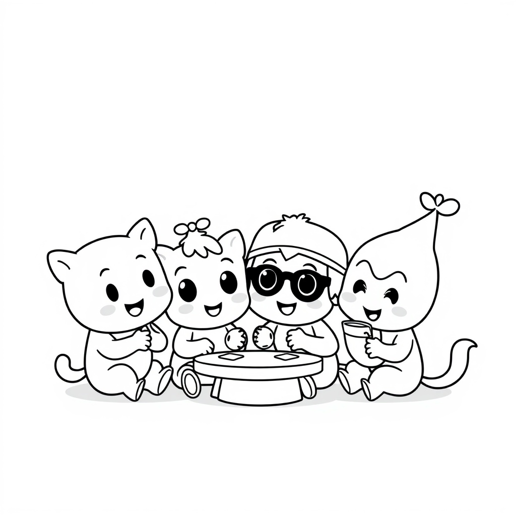 Libro para Colorear de Bluey