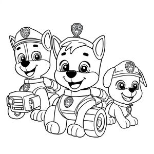 Libro de Colorear de Patrulla de Cachorros