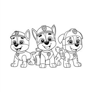 Libro para Colorear: Patrulla Canina en Acción