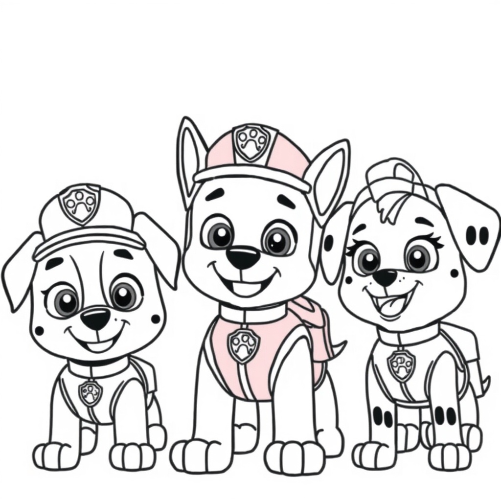 Libro para Colorear de La Patrulla Canina