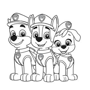 Libro para Colorear de La Patrulla Canina