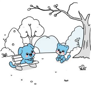 Libro de Colorear de Bluey