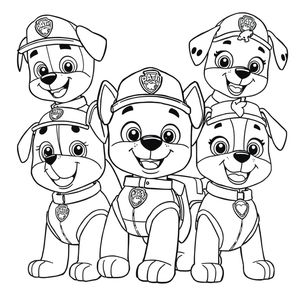 Libro de Colorear de La Patrulla Canina