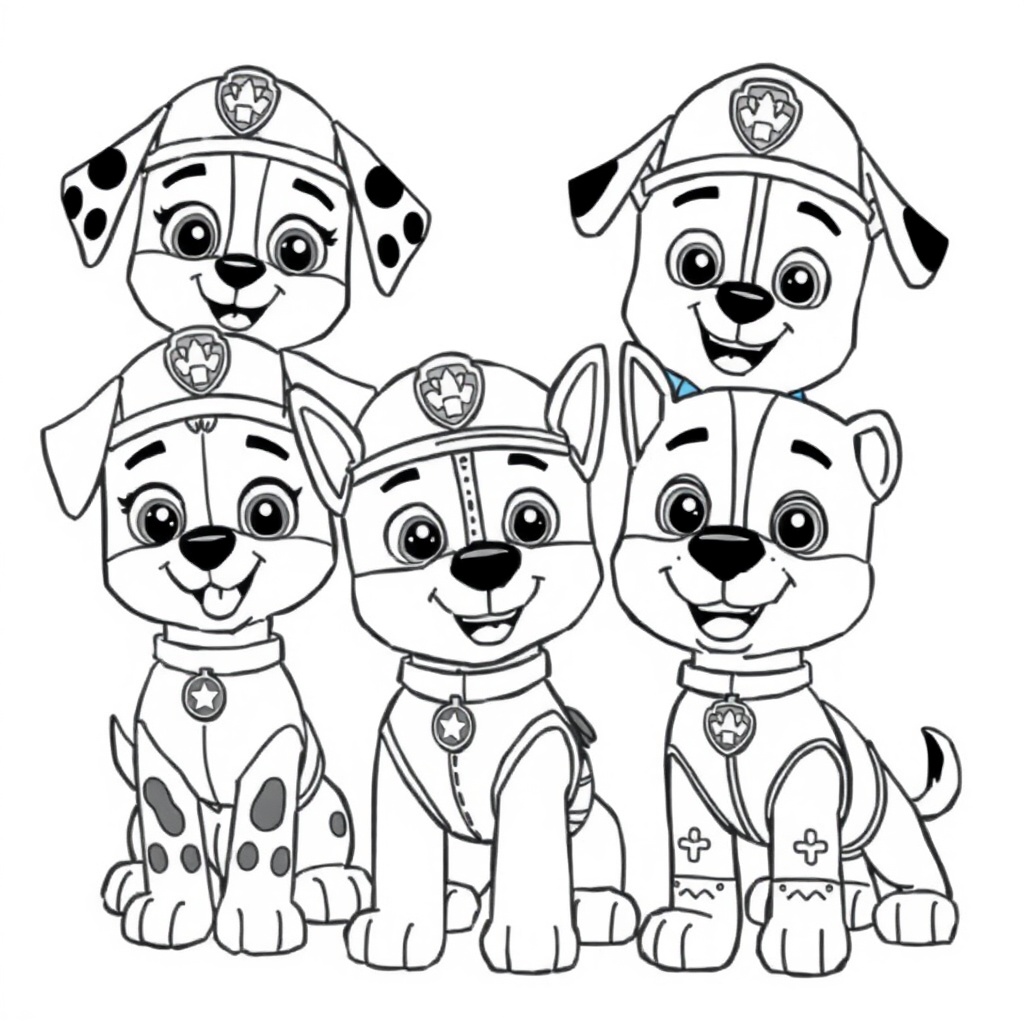 PAW Patrol Kolorowanka
