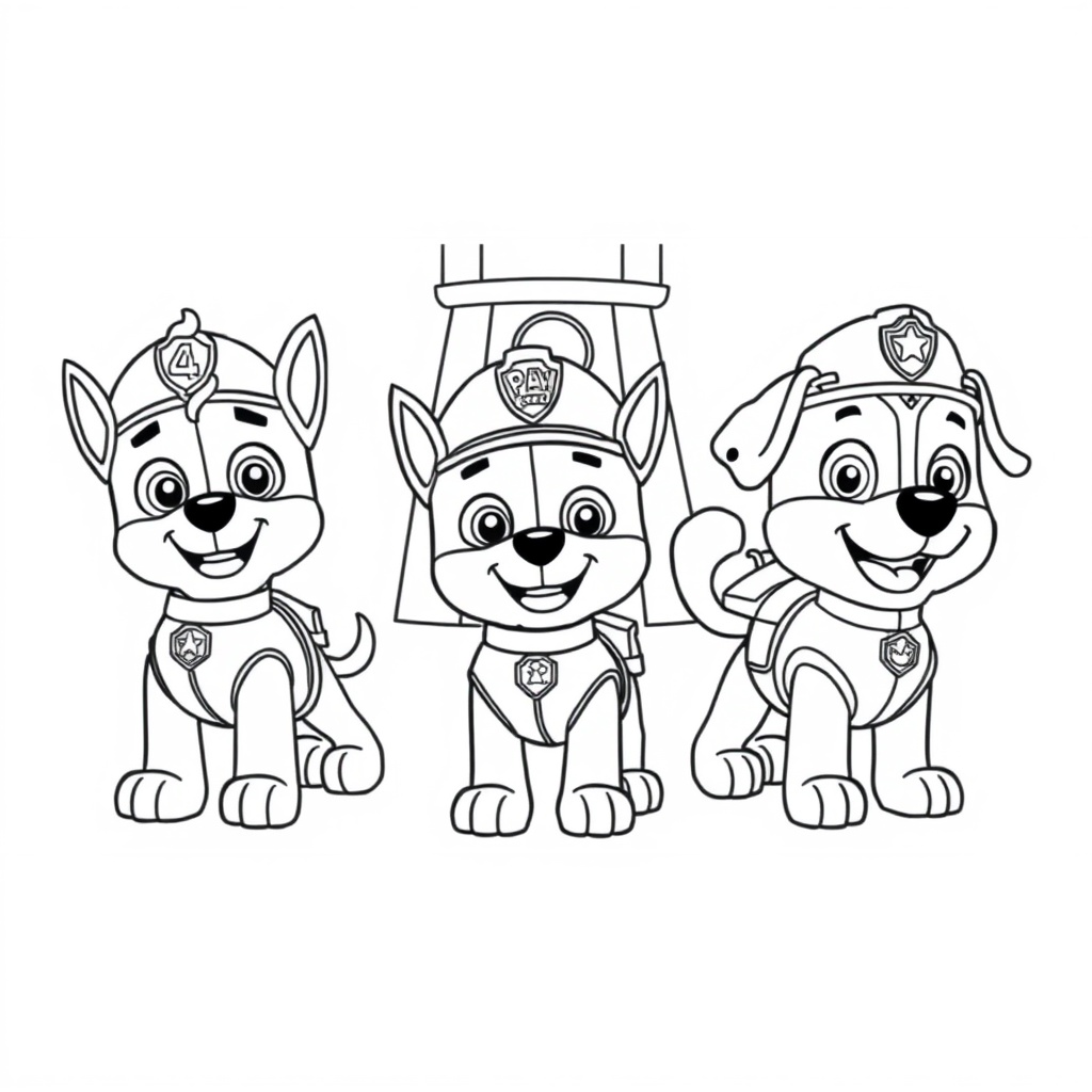 Libro de Colorear de PAW Patrol