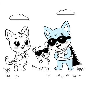 Libro para Colorear de Aventuras de Bluey