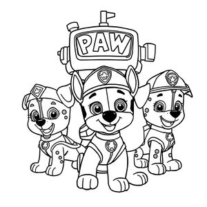 Libro para Colorear de La Patrulla Canina