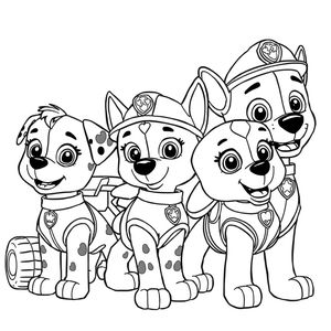 Libro para Colorear de Patrulla de Cachorros