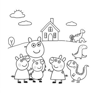 Libro para Colorear Peppa Pig