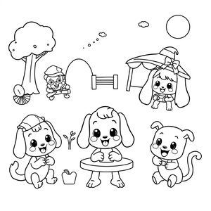 Libro de colorear de Bluey